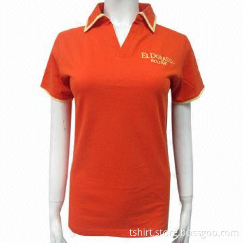 Embroidery logo polo t-shirt 2014